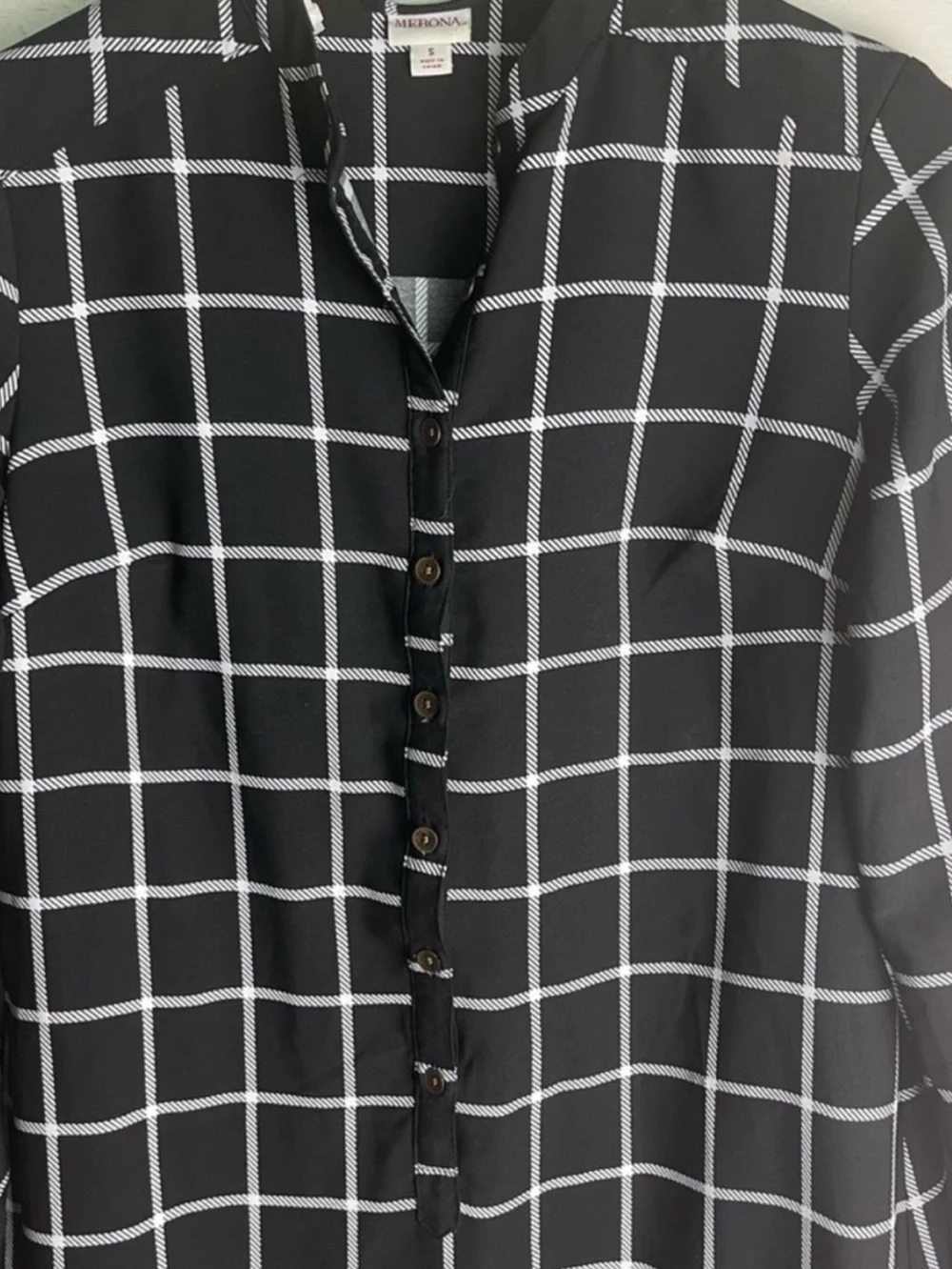 Merona black white